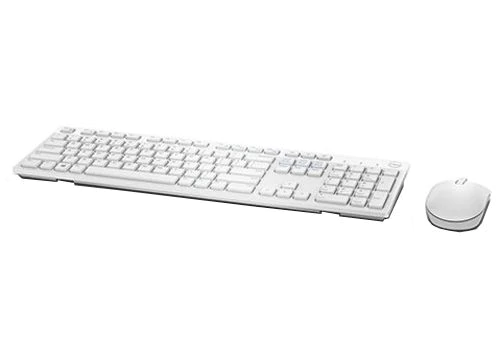 Dell Wireless Keyboard and Mouse - KM636 (White)
